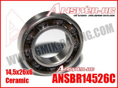 Roulement Moteur Arri�re 14,5x26x6mm C�ramique Si3N4 ANSWER-RC (1 pc)