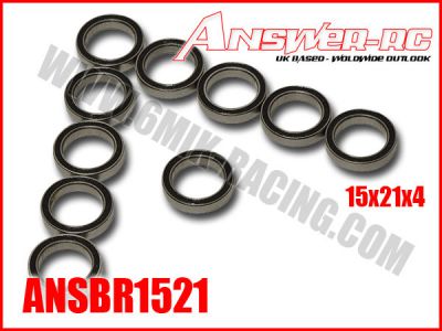 Roulements 15x21x4mm �tanches ANSWER-RC (10 pcs)