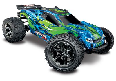 RUSTLER- 4x4 - 1/10 VXL BRUSHLESS - TSM - SANS AQ/CH - TRAXXAS�67076-4