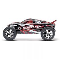 Rustler 1/10 XL-5 2WD Traxxas moteur standard carrosserie rouge 37054-1-REDX 