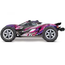 Rustler VXL 1/10 4WD Traxxas moteur brushless carrosserie rose trx67076-4-PINK