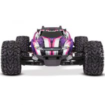 Rustler VXL 1/10 4WD Traxxas moteur brushless carrosserie rose trx67076-4-PINK