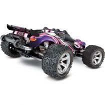 Rustler VXL 1/10 4WD Traxxas moteur brushless carrosserie rose trx67076-4-PINK