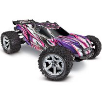 Rustler VXL 1/10 4WD Traxxas moteur brushless carrosserie rose trx67076-4-PINK