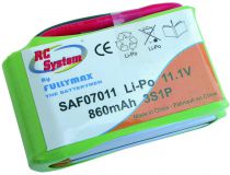 SAF07011 - LIPO 11,1V 860MAH HP 20C