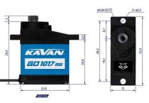 SERVO DIGITAL GO-1017MG 0,10S/60, 4,5KG KAVAN20.1017mg