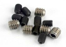 SET (GRUB) SCREWS, 3X4MM (8)/ 4X4MM (STAINLESS) (4)