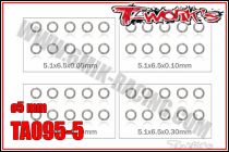 Set de Rondelles M5 T-Work\'s (10x4 tailles)