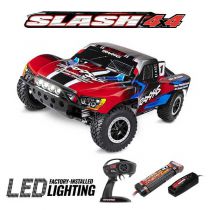 SLASH 4X4 BRUSHED + LED AVEC ACCUS / CHARGEUR 68054-61-orng