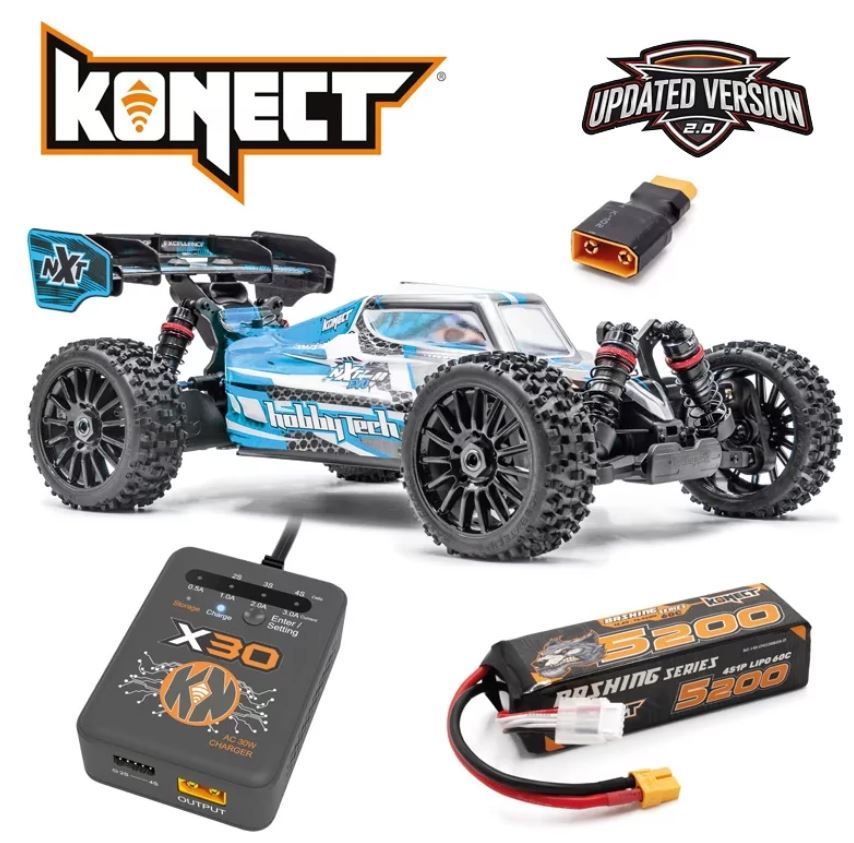 SPIRIT NXT EVO RR 2.0 BRUSHLESS RTR BLEU version PACK 1.NXT.RR-2.0-BL-PK 