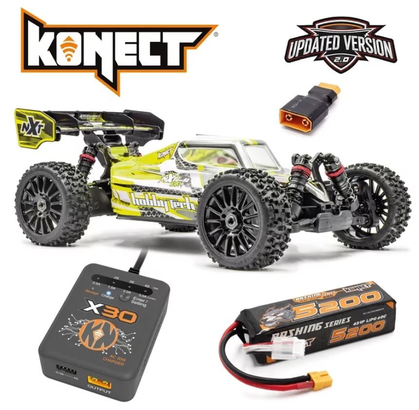 SPIRIT NXT EVO RR 2.0 BRUSHLESS RTR JAUNE version PACK  1.NXT.RR-2.0-YE-PK 