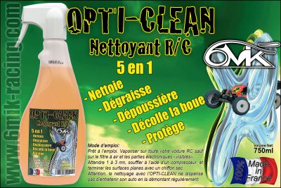 Spray nettoyant OPTI-CLEAN 5 en 1 (750ml) - PO19 - Pi�ces et Options 6Mik