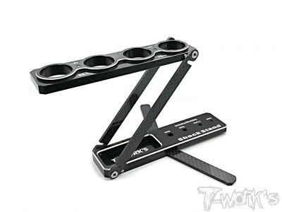 Stand Amortisseur 1/10 et 1/8 articul� en Ergal T-WORK's - TT046 - TT-046