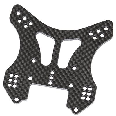 Support amortisseur arri&egrave;re carbone universel 1/8 hobbytech