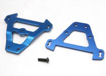 SUPPORTS ALU DE TIRANTS ANODISES BLEU AVANT ET ARRIERE (2)