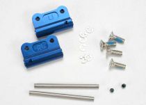 SUPPORTS DE TRIANGLES ARRIERE 6061-T6 ALU ANODISES BLEU (2)