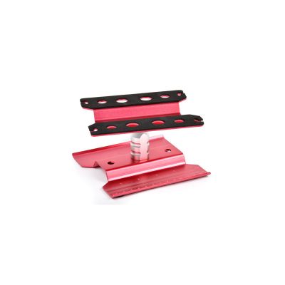 T2M Support Voiture Rotatif Aluminium Rouge T422548