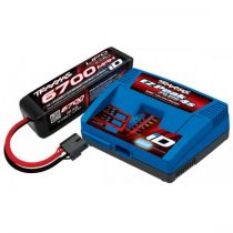 Traxxas Chargeur EZ-Peak Plus 4S 2981G + Lipo 14.8V 6700mAh 2890X