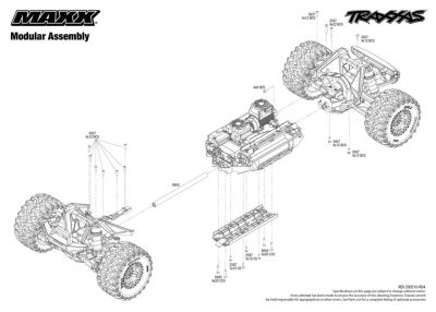 Traxxas MAXX 4s | 4wd Brushless Radio TQi & TSM iD RTR | 89076-4