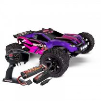 Traxxas Rustler 4x4 XL-5 LED ID TQ Stadium Truck RTR 67064-61-PINK