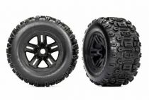 Traxxas Tires & Wheels Sledgehammer 3.8\'\' (17mm Hex) TSM (2) TRX9672