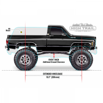 Traxxas TRX-4 Chevrolet K10 Cheyenne 1:10 Black - 92056-4-BLK