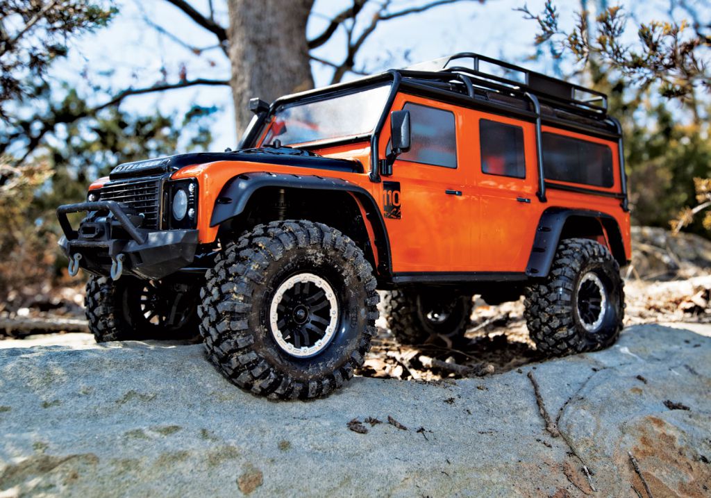 TRX4 LAND ROVER DEFENDER ADVENTURE - TRAXXAS 82056-4-ORNG TRX-4