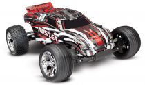 TRX37054-4-RED - RUSTLER - 4x2 - ROUGE - 1/10 BRUSHED TQ 2.4GHZ - SANS AQ/CHG - TRAXXAS