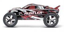 TRX37054-4-RED - RUSTLER - 4x2 - ROUGE - 1/10 BRUSHED TQ 2.4GHZ - SANS AQ/CHG - TRAXXAS