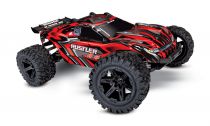 TRX67064-1 - RUSTLER 4x4 ROUGE - 1/10 BRUSHED STADIUM TRUCK TQ 2.4GHZ - Batterie et Chargeur inclus - TRAXXAS