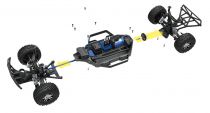 TRX68086-24 - SLASH - 4x4 OBA - MIKE JENKINS - 1/10 BRUSHLESS - TSM - iD - SANS AQ/CHG - TRAXXAS