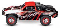 TRX68086-4-RED - TRAXXAS SLASH - 4x4 - ROUGE - 1/10 BRUSHLESS - TSM - iD- SANS ACCUS/CHARGEUR