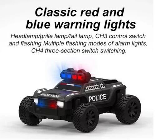 Turbo Racing Micro monster truck 1/76 police - TB-C82 