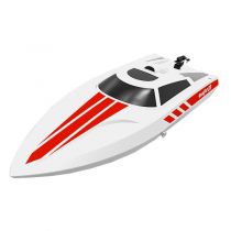 V795-1W - VOLANTEX - BATEAU VECTOR 28 RTR MINI RACING - BLANC et ROUGE