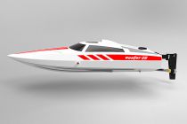 V795-1W - VOLANTEX - BATEAU VECTOR 28 RTR MINI RACING - BLANC et ROUGE