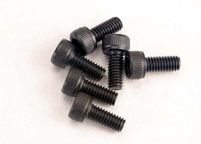 trx3215 traxxas vis btr tete ronde 2.5X6MM, pour trx-4, trx-6, ford fiesta, raptor, t-maxx, summit,  mercedes-benz, chevrolet, blazer, g500, tactical unit, unlimited desert racer, udr, slash, rustler, revo, e-maxx, bandit