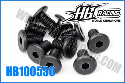 Vis fixation moteur / ch�ssis M5x8 pour HB E817 (10)