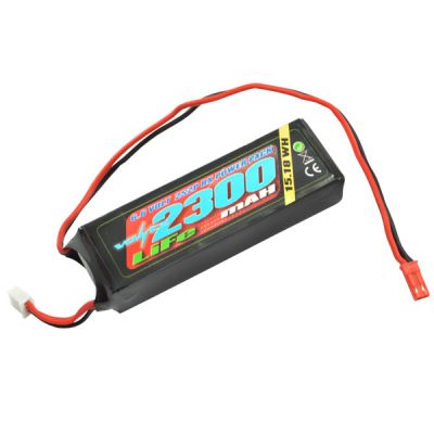 VZ0260 - accu de r�ception plat VOLTZ 2300mah 2S 6.6V RX LiFe prise Bec