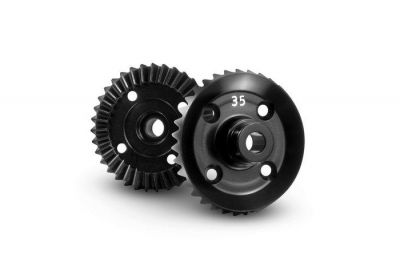 XB4 Couronne de diff 35 dents alu 7075- 364945 - Pi�ce d�tach�e XRAY