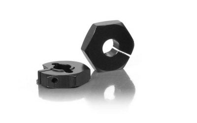 XB4 Hexagones de roue 14mm  -0.75mm (2)- 365351 - Pi�ce d�tach�e XRAY