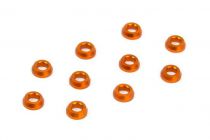 XB4 Rondelles coniques alu oranges (10)- 362280-O