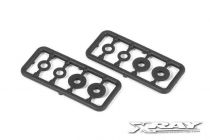 XB8 Rondelles Delrin pour amortisseurs (2) - 358019 - Pièce détachée XRAY